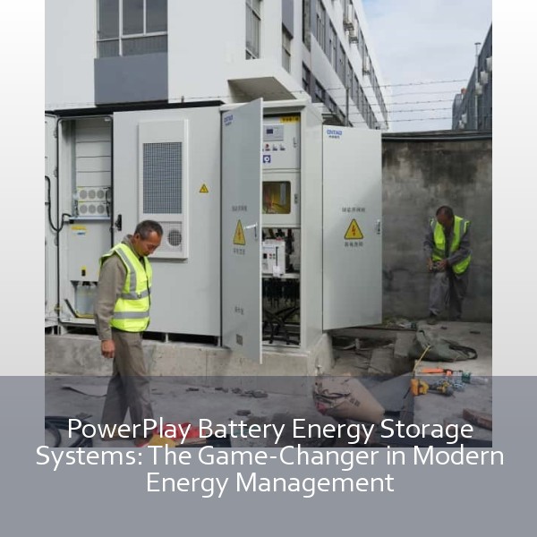 PowerPlay Battery Energy Storage Systems: The Game-Changer in Modern Energy Management